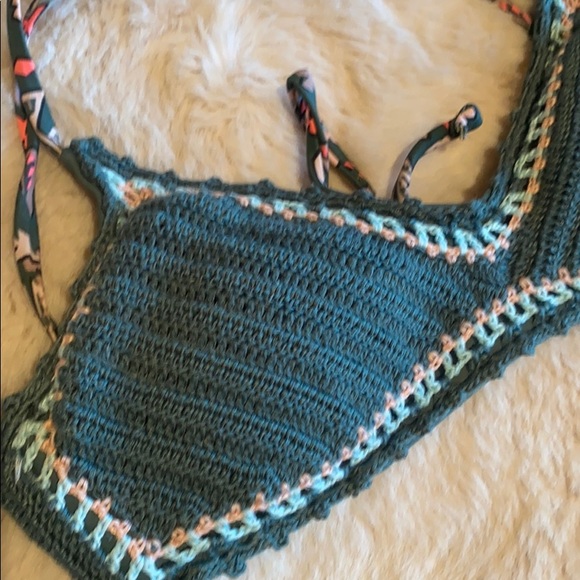 NWOT Crochet bikini top - Picture 2 of 4